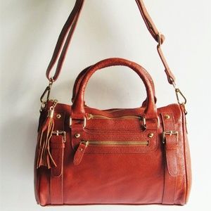 New ERICA ANENBERG $395 Venteux 2-Way Leather Bag